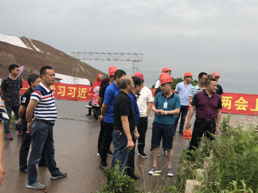 市水務局領(lǐng)導視察五水廠在建工地