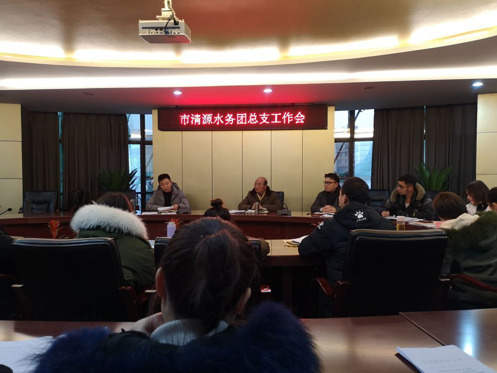 共青團宜賓市清源水務(wù)集團有限公司 總支部委員會召開工作